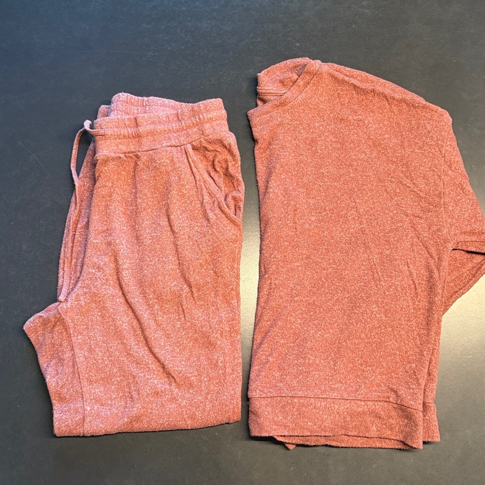Cozy loungewear set.